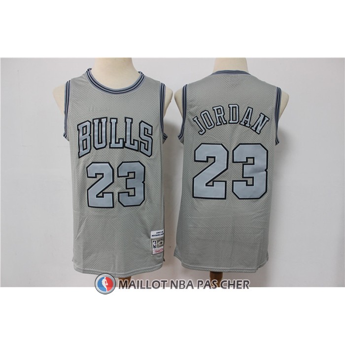 Maillot Chicago Bulls Michael Jordan NO 23 Mitchell & Ness 1997-98 Gris